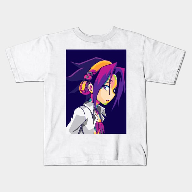 Asakura Yoh Kids T-Shirt by BLUESIDE